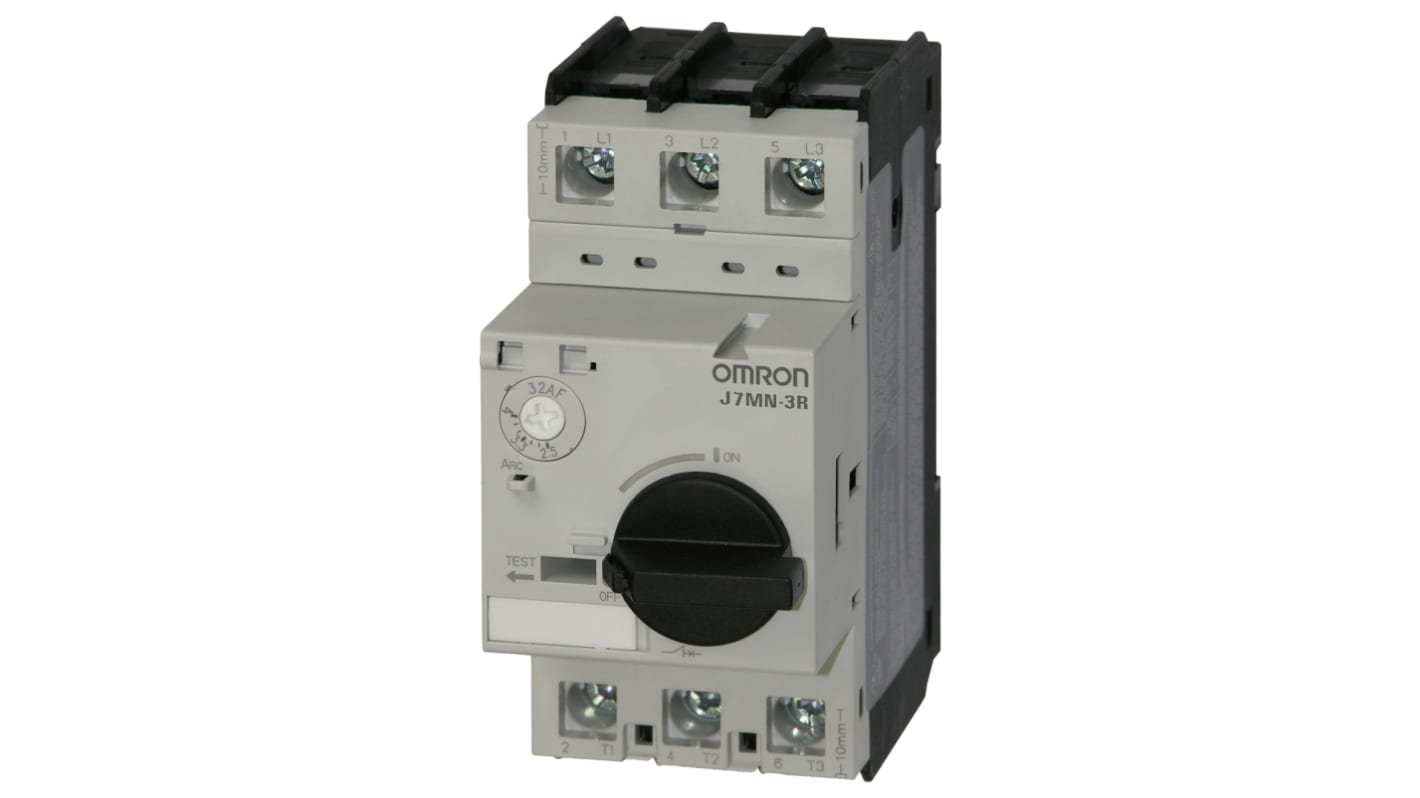Omron, protezione Classe 10, 400 V, 17 A J7MN MPCB