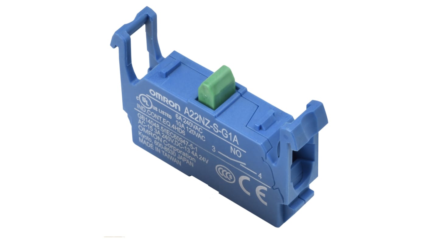 オムロン コンタクトブロック 1NO ネジターミナル A22NZ-S-G1A