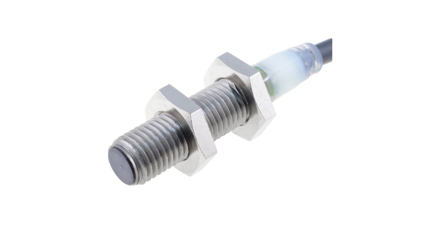 Rs-Online Sensore di prossimità Cilindro filettato Omron M8 rilevamento 1 mm 12 → 24 V c.c
