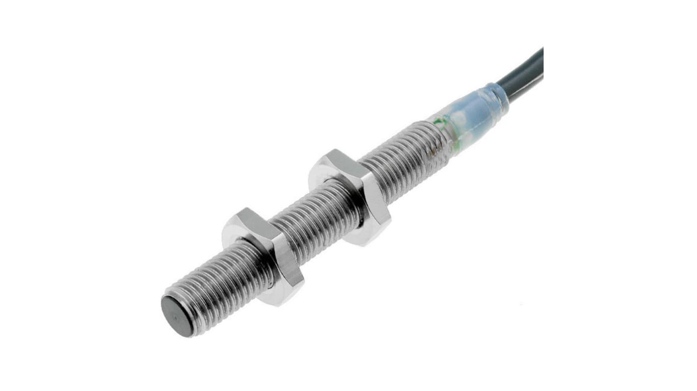 Rs-Online Sensore di prossimità Cilindro filettato Omron M8 rilevamento 2 mm 12 → 24 V c.c