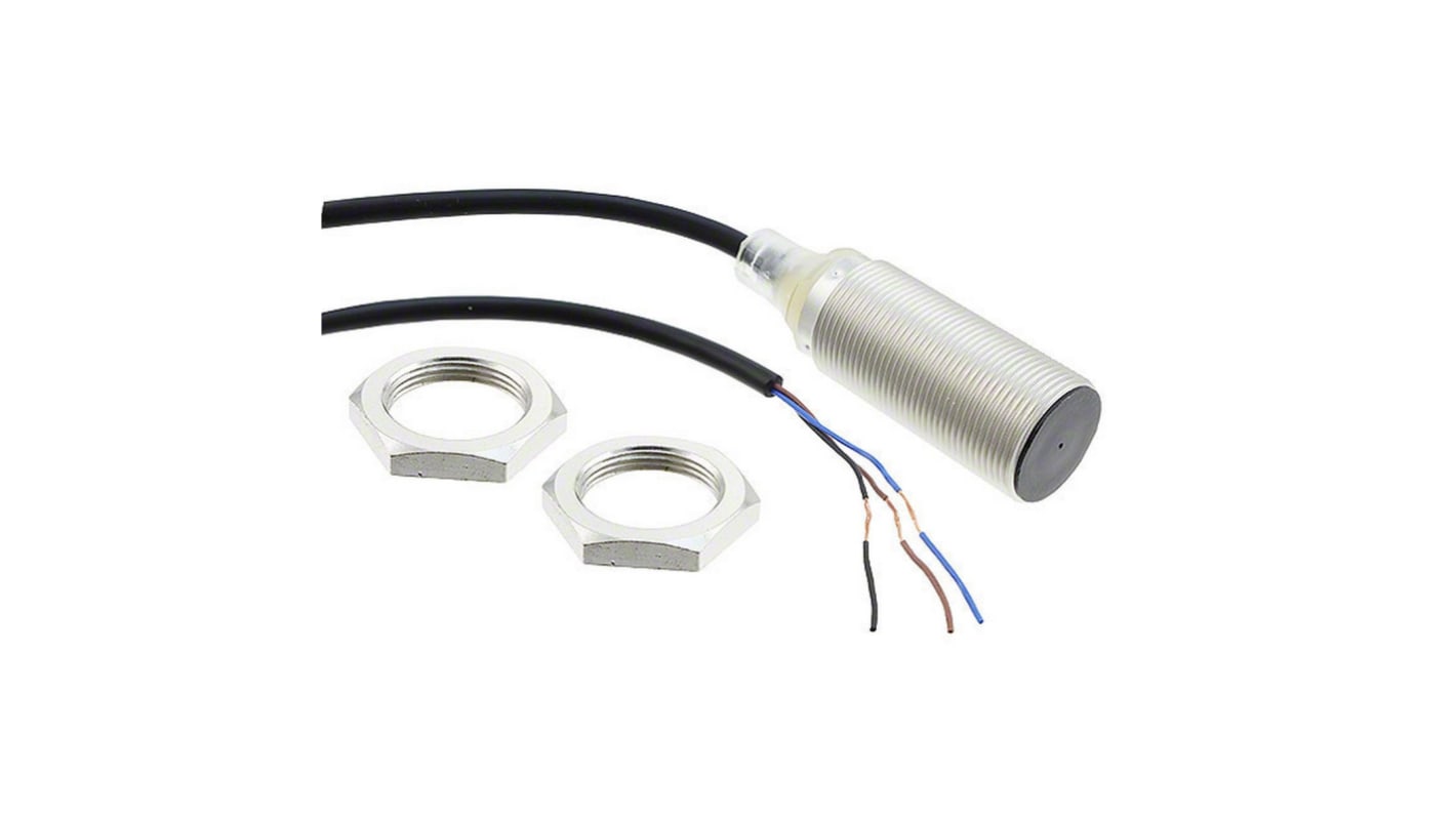 Rs-Online Sensore di prossimità Cilindro filettato Omron M18 rilevamento 8 mm 10 → 30 V c.c