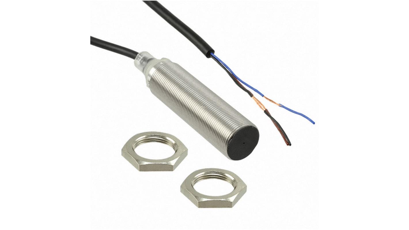 Rs-Online Sensore di prossimità Cilindro filettato Omron M18 rilevamento 8 mm 10 → 30 V c.c