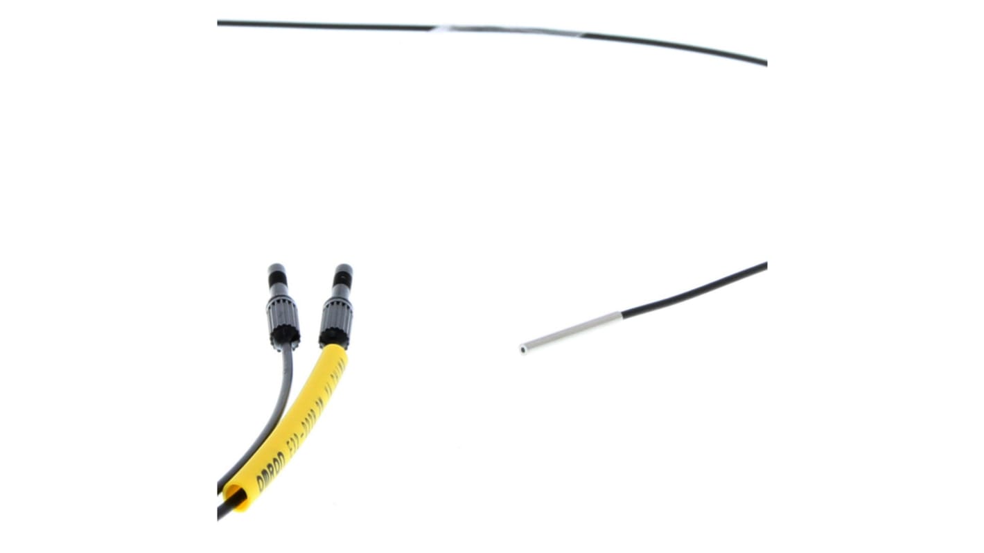 Sensor de fibra óptica de plástico Omron, alcance 90 mm, IP67