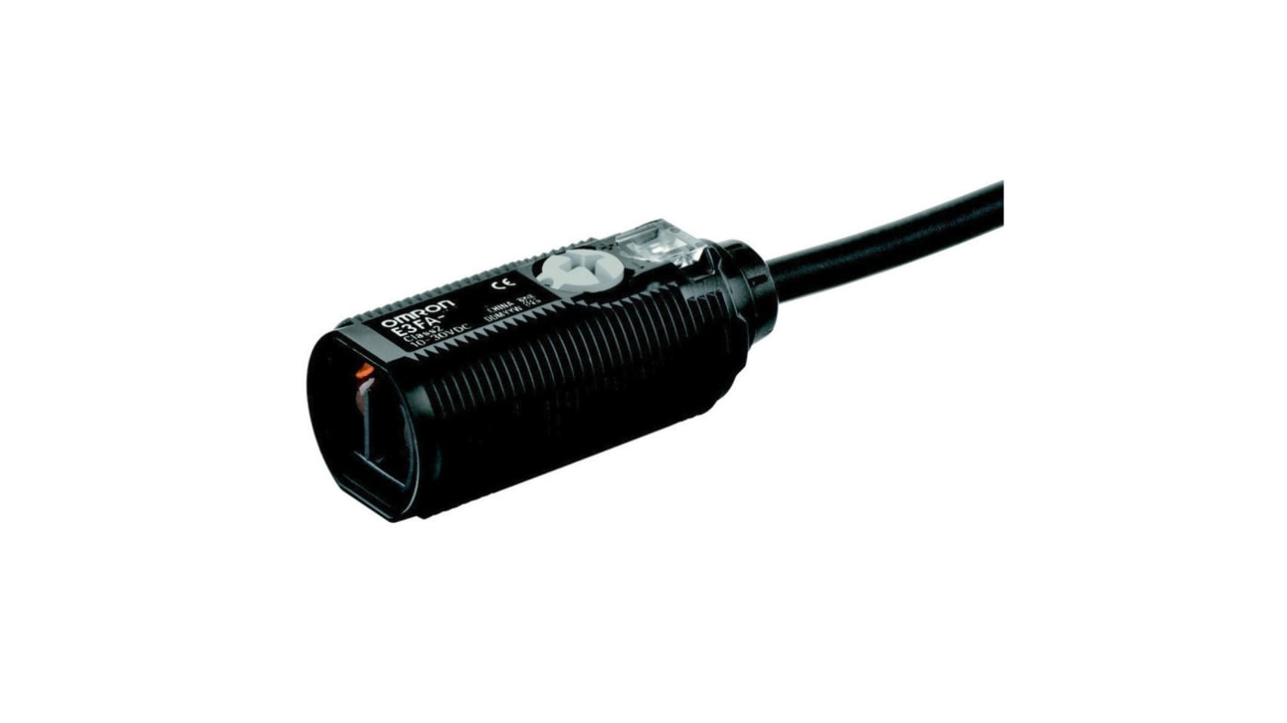 Rs-Online Sensore fotoelettrico Cilindrico Omron a diffusione rilevamento 300 mm uscita PNP
