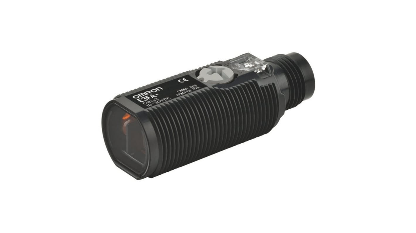 Rs-Online Sensore fotoelettrico Cilindrico Omron a diffusione rilevamento 100 mm uscita PNP