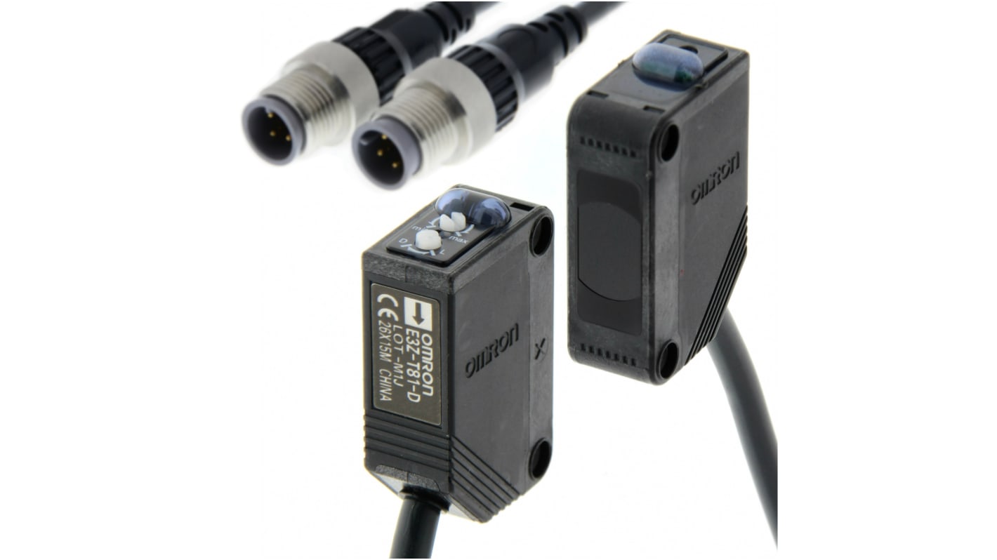 Rs-Online Sensore fotoelettrico Rettangolare Omron a fascio diretto rilevamento 15 m uscita PNP
