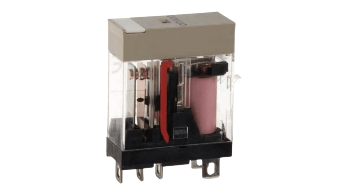 Omron PCB Mount Non-Latching Relay, 240V ac Coil, 10A Switching Current, SPDT