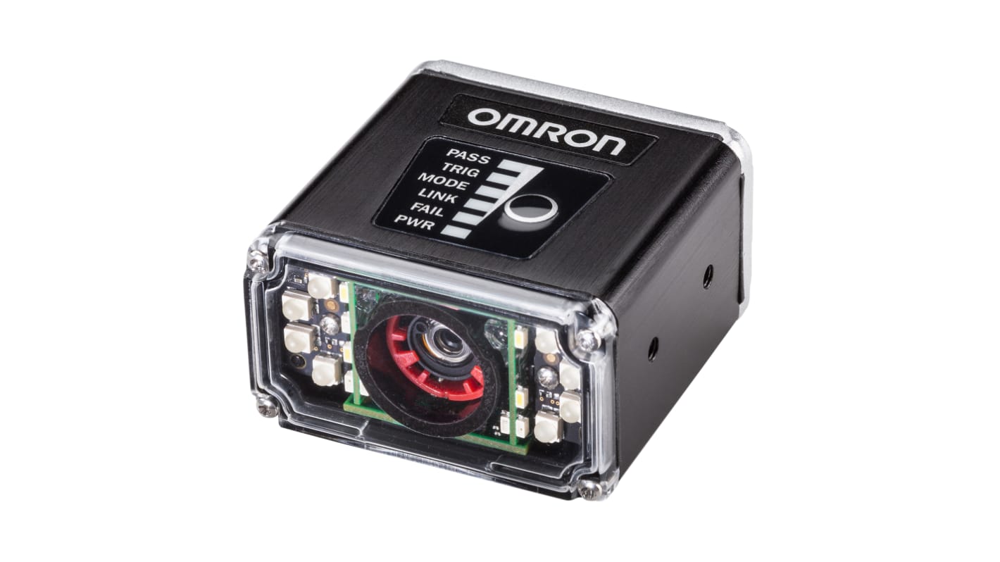 Omron 单色 条码阅读器, 读数距离300mm, 以太网 /IP ，以太网 TCP/IP ， PROFINET 从属，串行 RS-232C连接