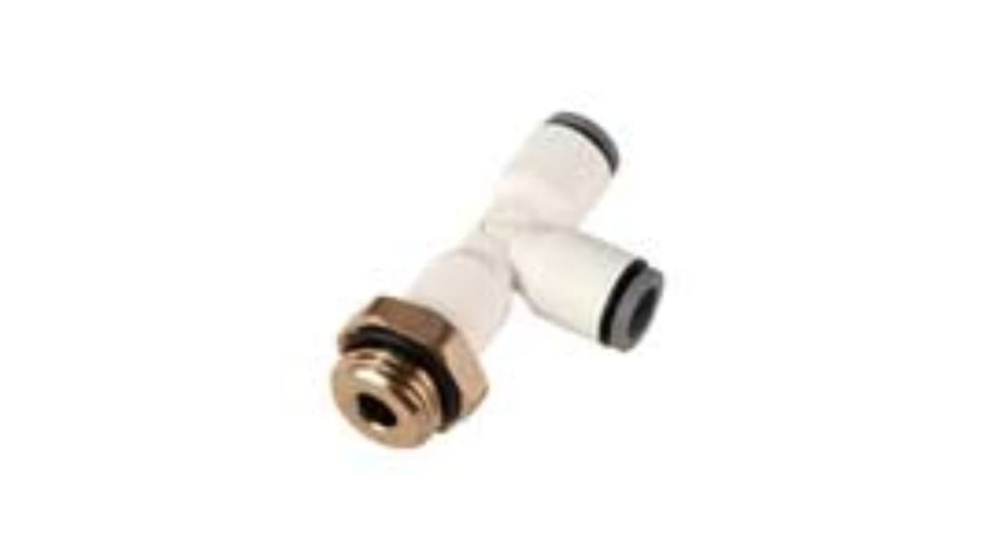 Legris LIQUIfit Series, Push In 8 mm to Push In 8 mm, Threaded-to-Tube Connection Style