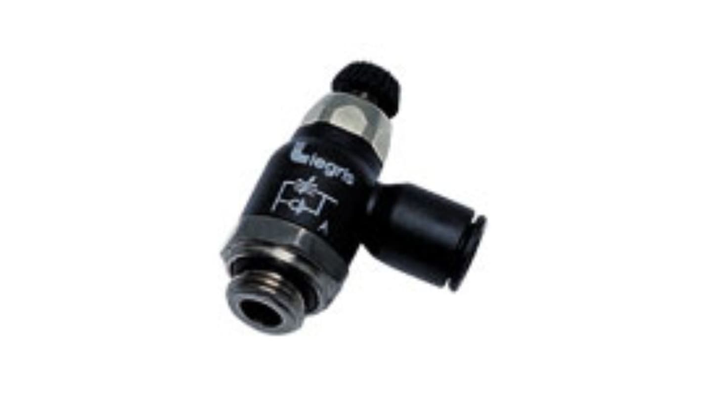 Regulator przepływu Legris Gwintowany Kompaktowy regulator przepływu 7060 12mm