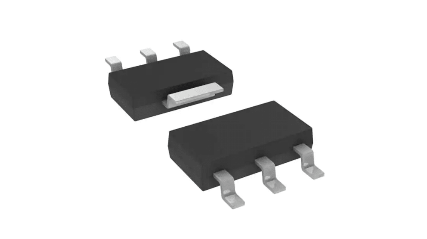 onsemi 稳压芯片, 3.3 V输出, 800mA最大输出, 单路输出, SOT-223, 贴片, 3针