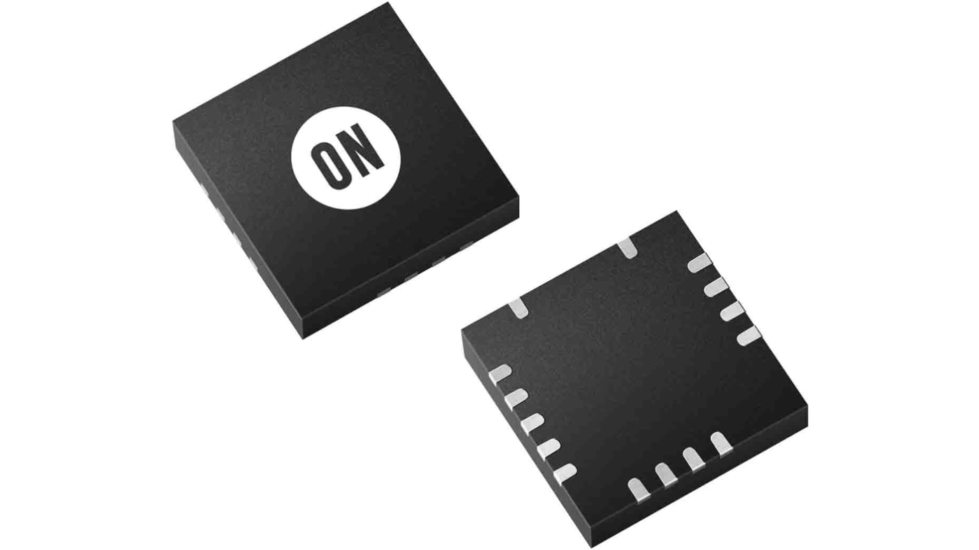 onsemi NCP51810AMNTWG, 1High Side Power Switch IC 15-Pin, QFN15