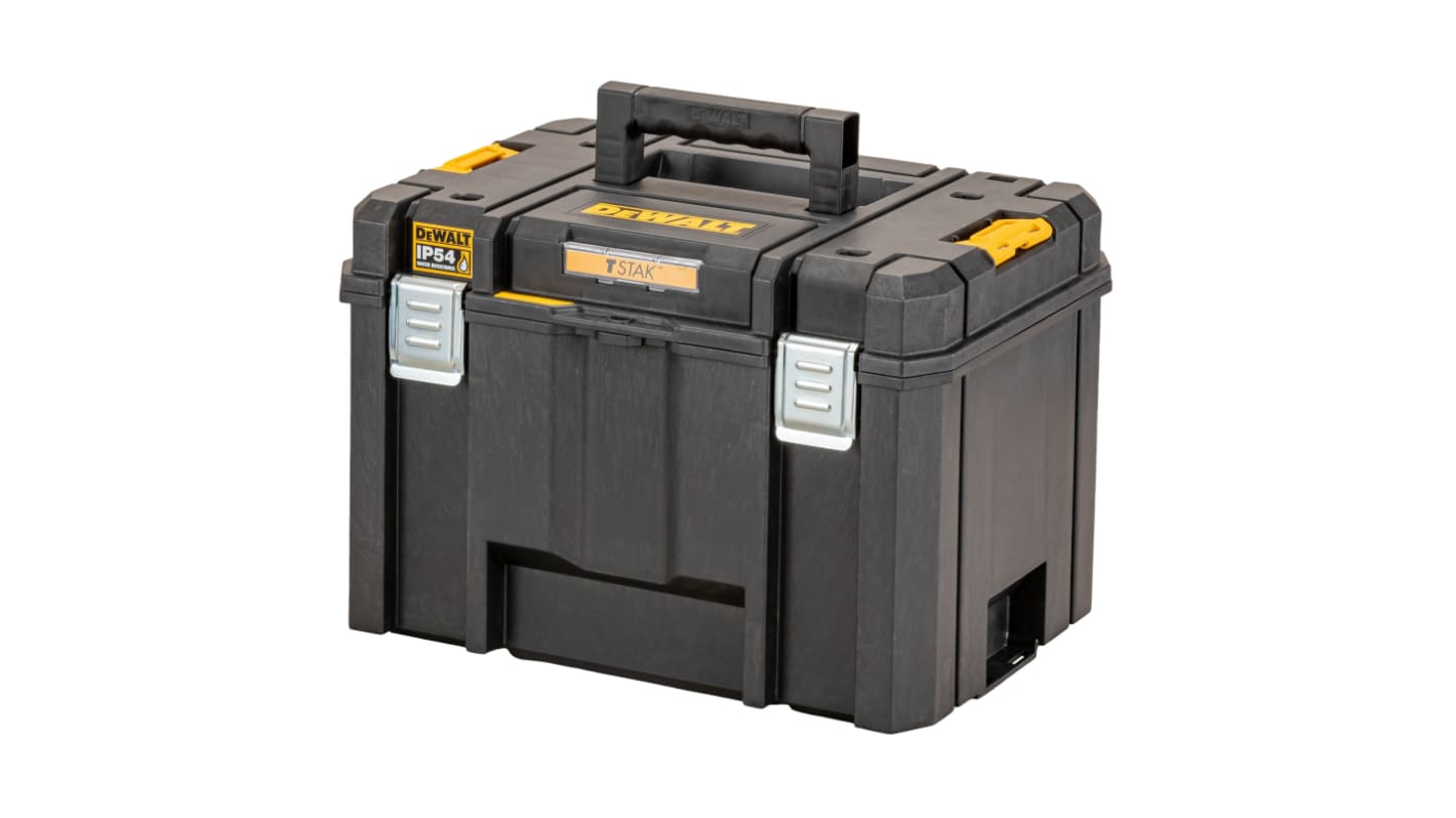 DeWALT TSTAK Deep Box Plastic Tool Box 440 x 440 x 302mm