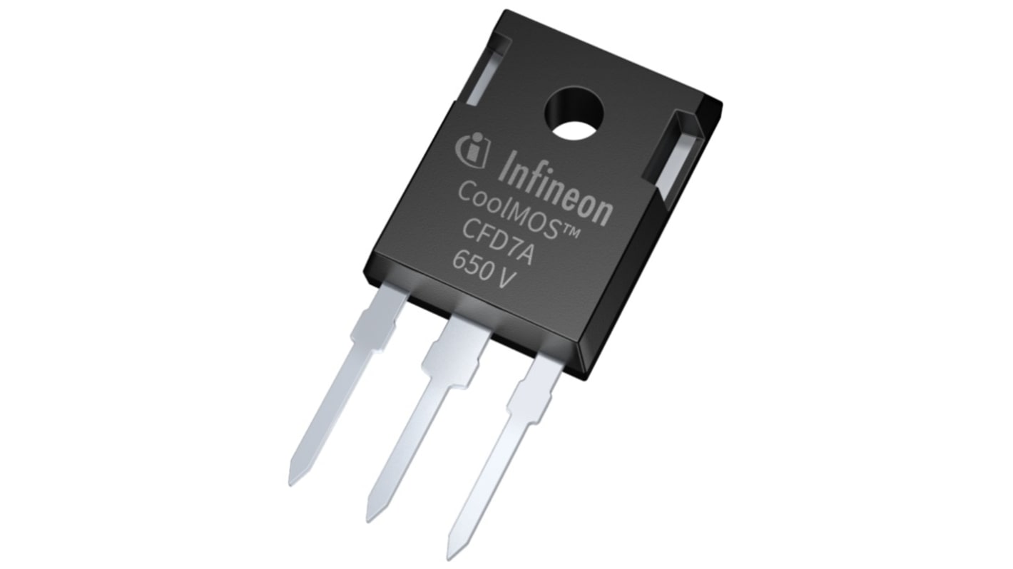 Infineon Nチャンネル MOSFET60 V 45 A 表面実装 パッケージD2PAK (TO-263) 3 ピン