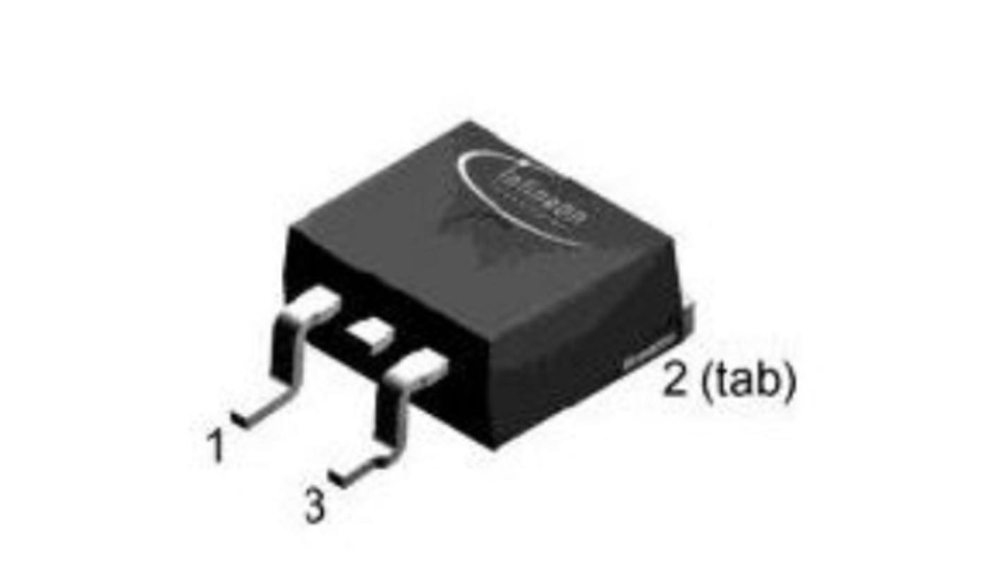 Infineon Nチャンネル MOSFET120 V 50 A 表面実装 パッケージD2PAK (TO-263) 3 ピン