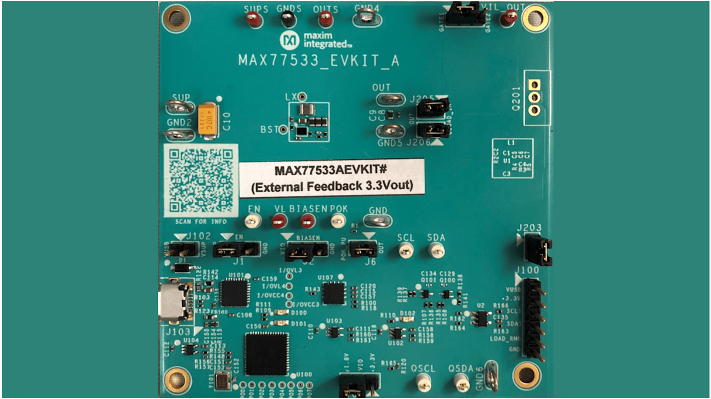 Maxim Integrated MAX77533AEVKIT# Buck Converter for MAX77533 for MAX77533A