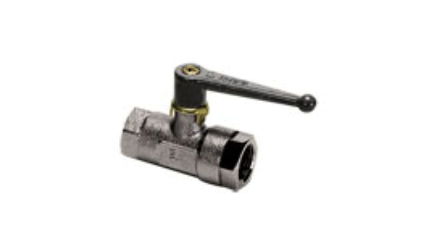 Legris Nickel Plated Brass 2 Way, Ball Valve 1in, 30.75mm