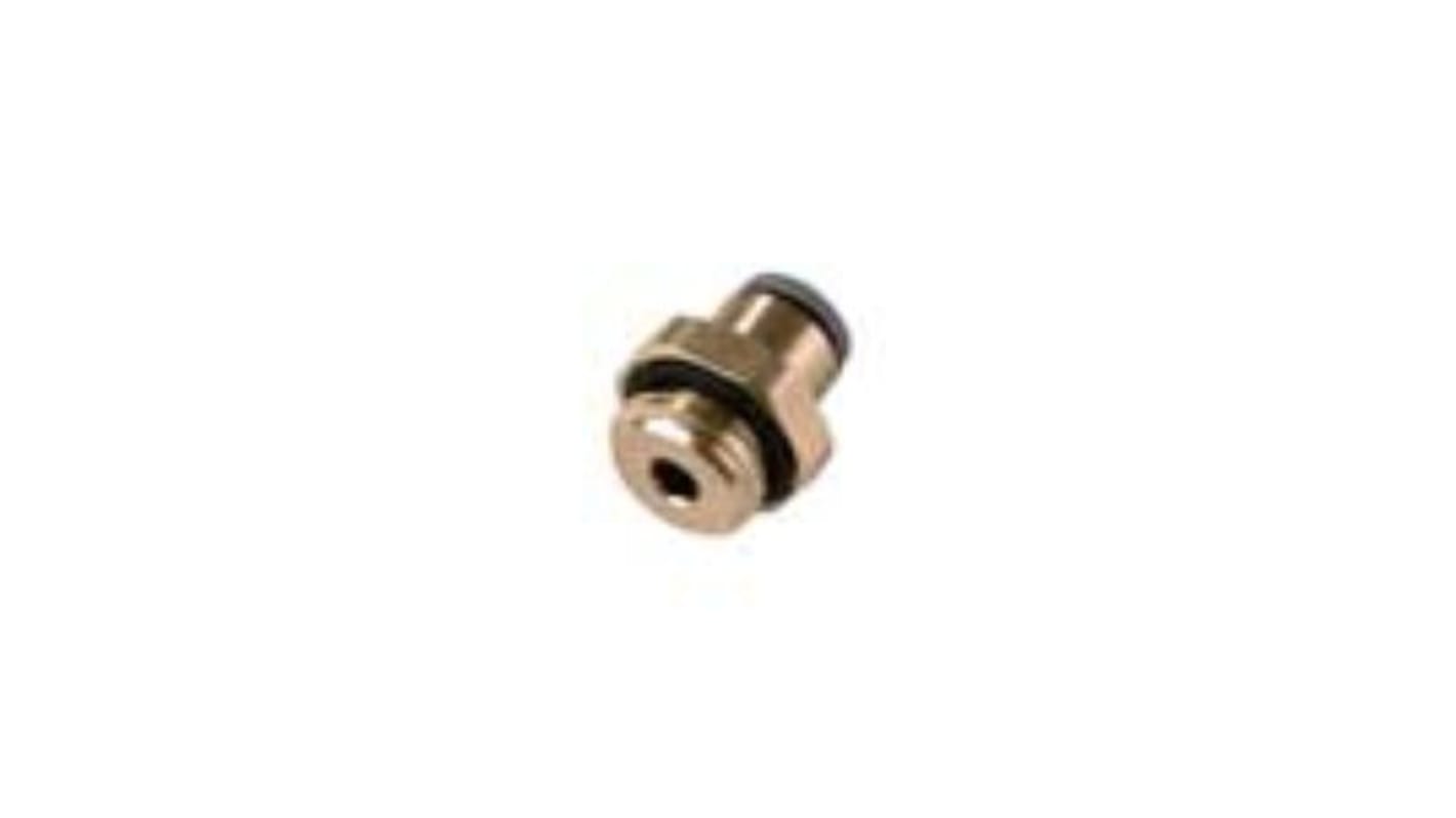 Legris LF6900 LIQUIfit Series Push-in Fitting, G 1/4 Male to Push In 6 mm, Threaded-to-Tube Connection Style