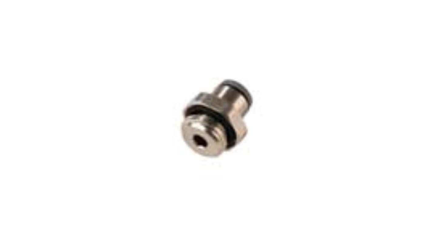 Legris LF6900 LIQUIfit Series Push-in Fitting, G 1/8 Male to Push In 8 mm, Threaded-to-Tube Connection Style