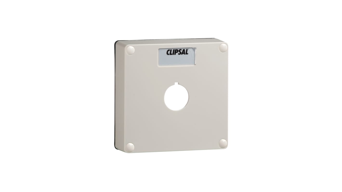 Clipsal Electrical 56 Series Series Lid, 35mm H, 95mm W, 95mm L for Use with 56 Series Enclosures