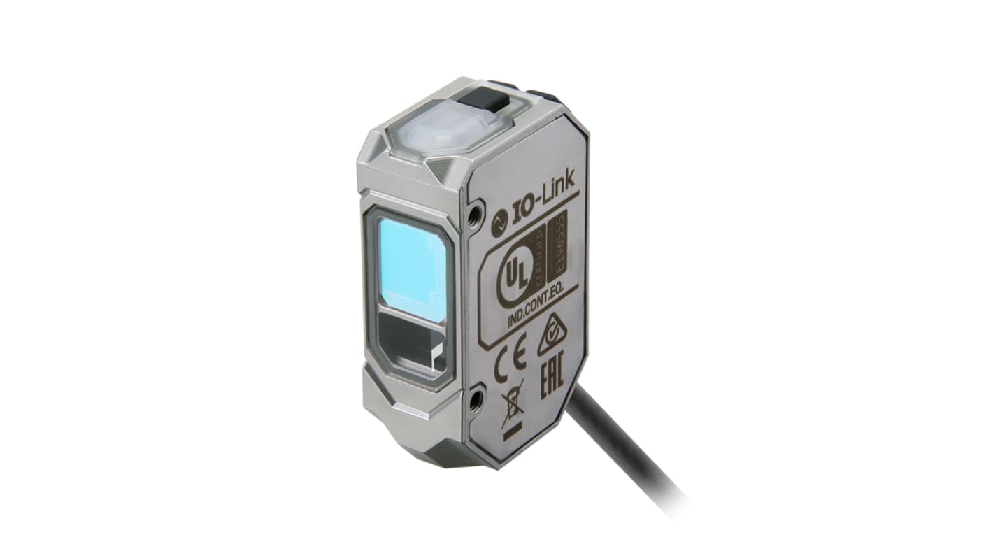 Rs-Online Sensore fotoelettrico Rettangolare Omron a soppressione di sfondo rilevamento 35 mm → 500 mm uscita PNP