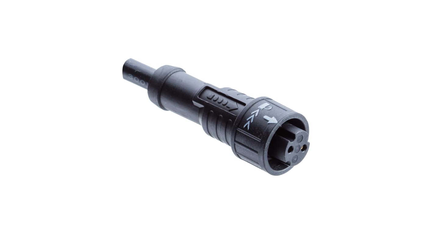 Câble d'actionneur Amphenol Industrial 6 conducteurs , X-Lok taille A Femelle pré-câblé, 1m