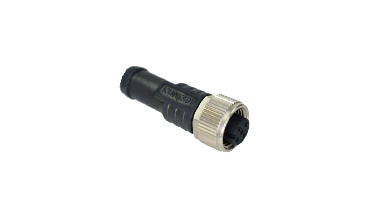 Câble d'actionneur Amphenol Industrial 17 conducteurs , M12 Femelle pré-câblé, 1m
