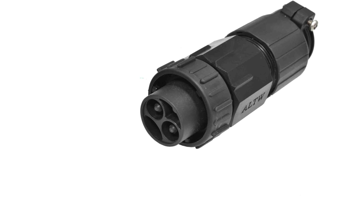 Amphenol Industrial Circular Connector, 4 Contacts, Panel Mount, IP67, PWMU Series