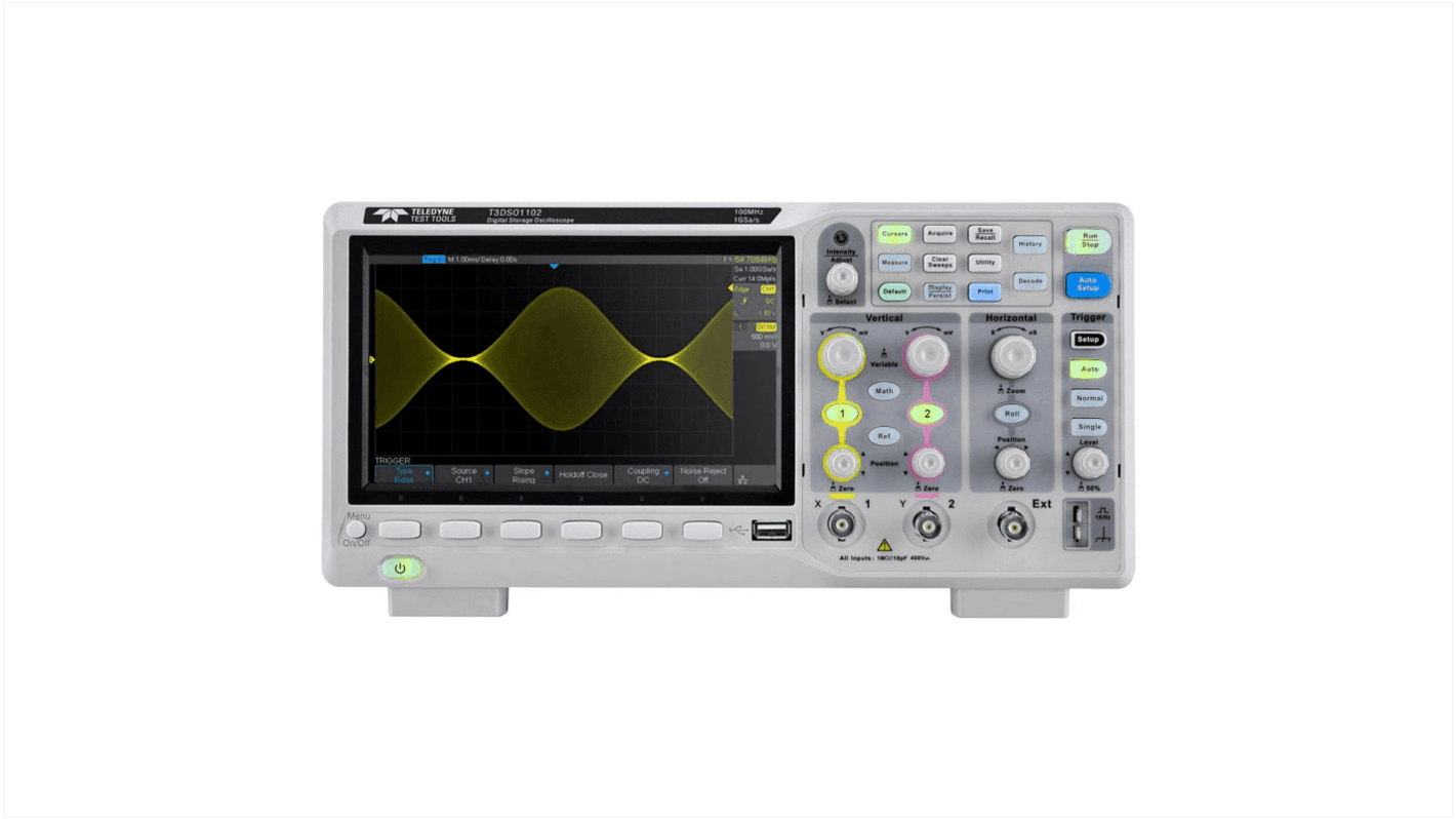 Teledyne LeCroy T3DSO1202A T3DSO1000A Series, 200MHz Bench Oscilloscope, 2 Analogue Channels