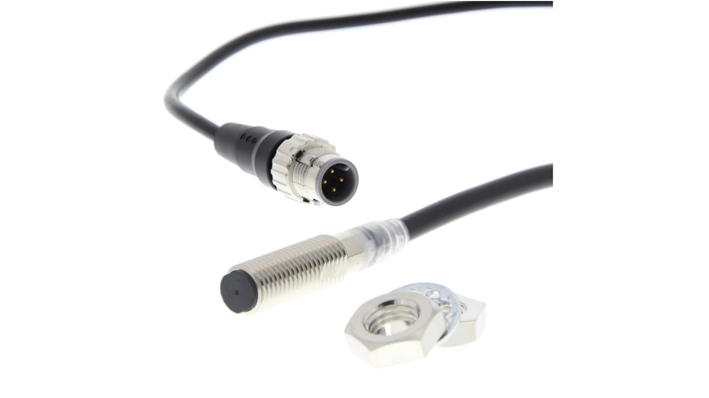 Rs-Online Sensore di prossimità Cilindro filettato Omron M8 rilevamento 4 mm 10 → 30 V c.c