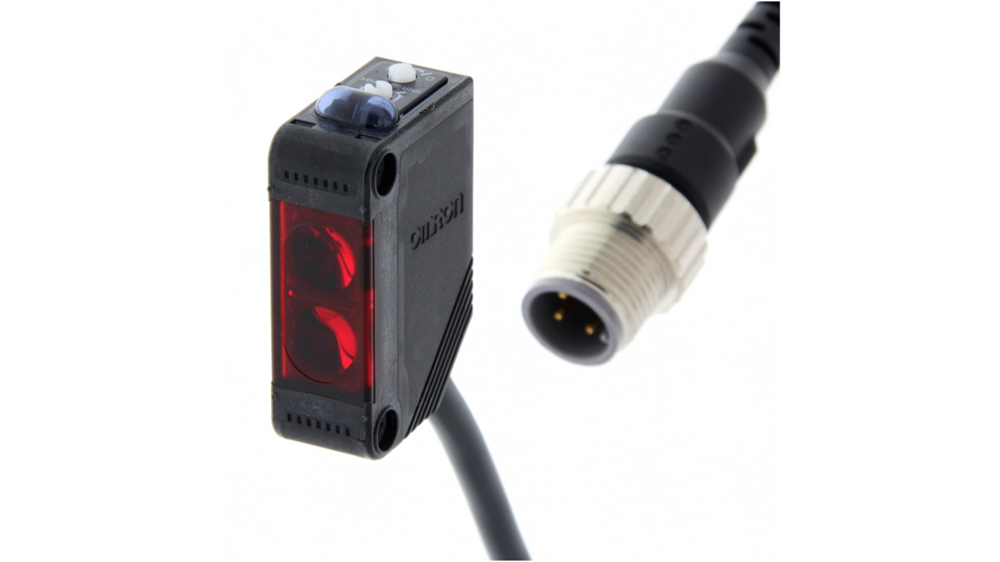 Rs-Online Sensore fotoelettrico Omron a retroriflessione rilevamento 4 m uscita PNP