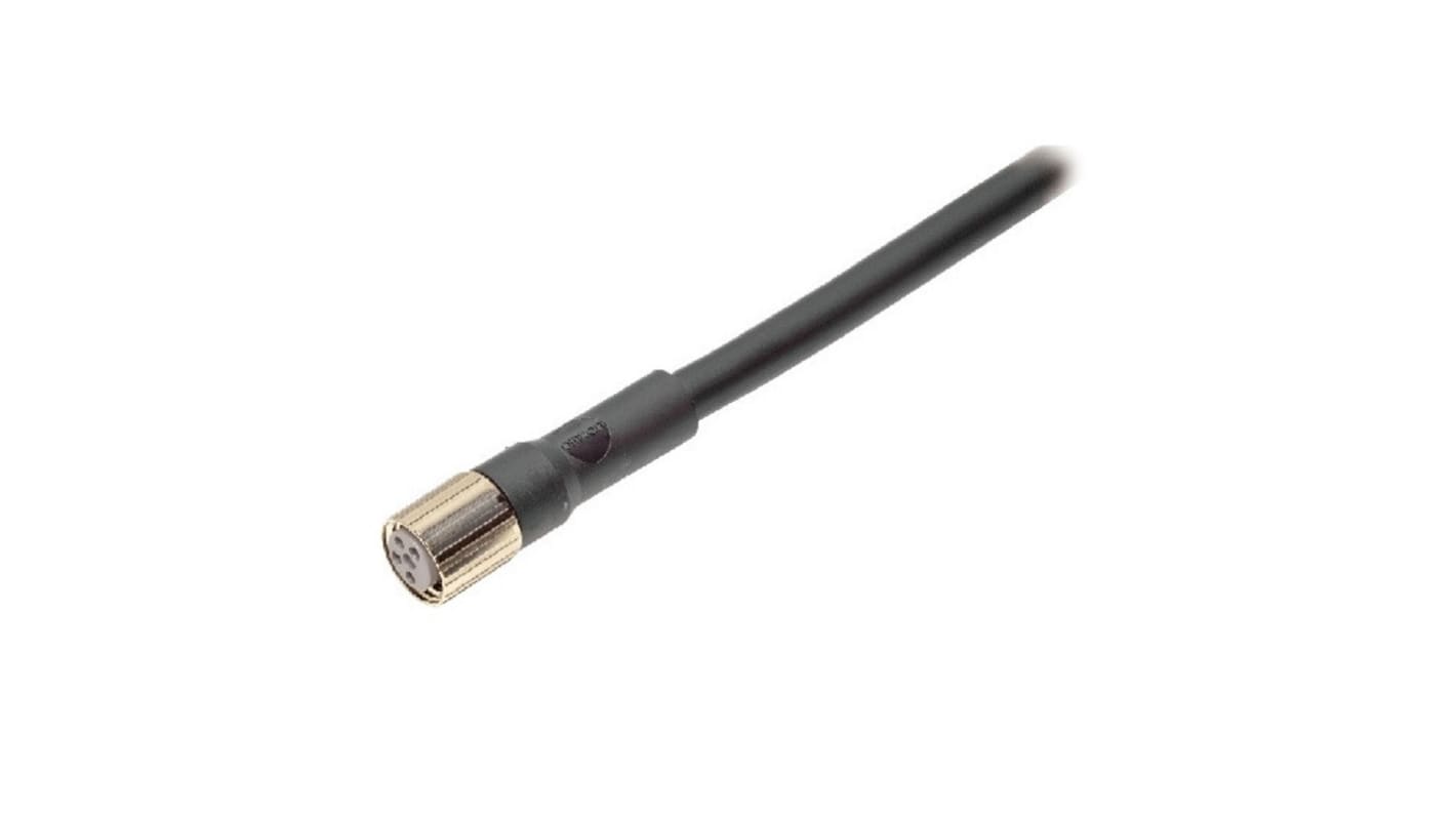 Omron 4 way M8 to Unterminated Sensor Actuator Cable, 15m