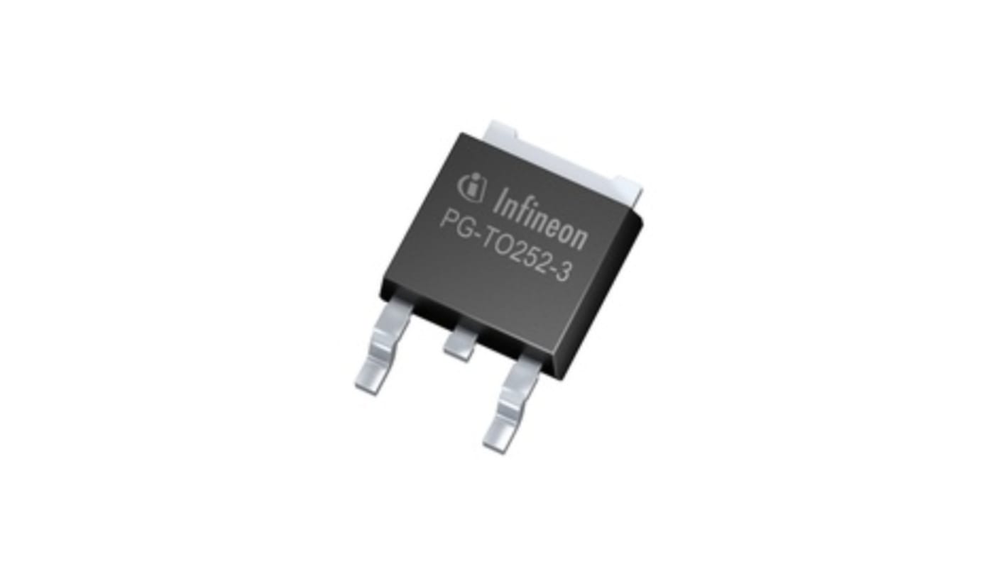 MOSFET Infineon, canale N, 0.3 Ω, 25 A, DPAK (TO-252), Montaggio superficiale