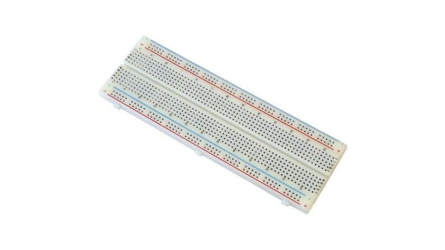 2444, Eksperimentalplade (breadboard) Prototypekort, 56.5 x 165.5 x 8.5mm