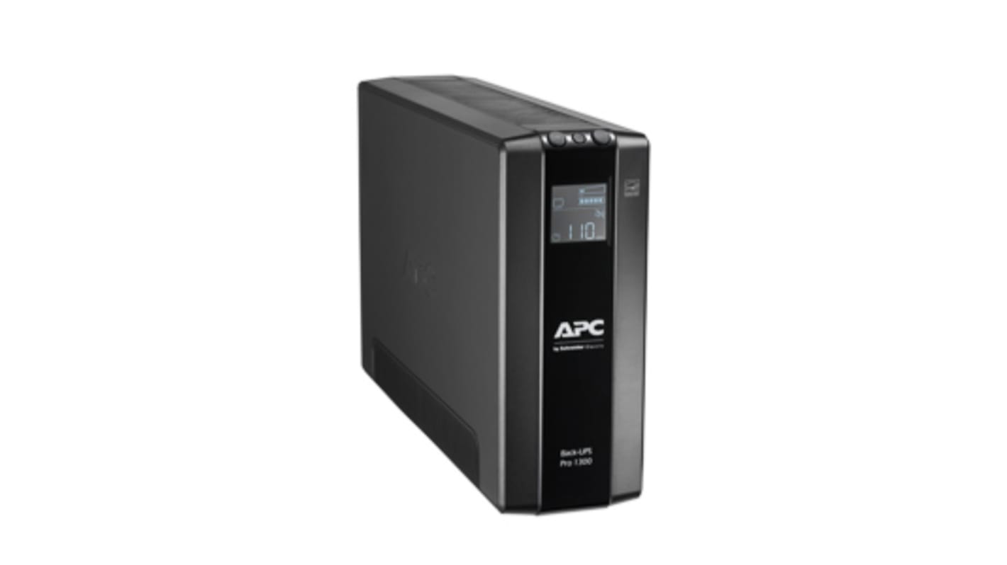 APC 230V Input Stand Alone Uninterruptible Power Supply, 1300VA (780W), Back UPS Pro BR