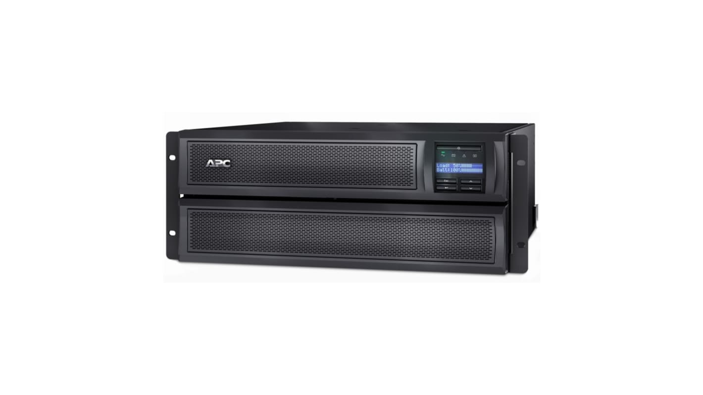 APC 208 → 230V Input Rack Mount, Stand Alone Uninterruptible Power Supply, 3000VA (2.7kW), Smart-UPS X