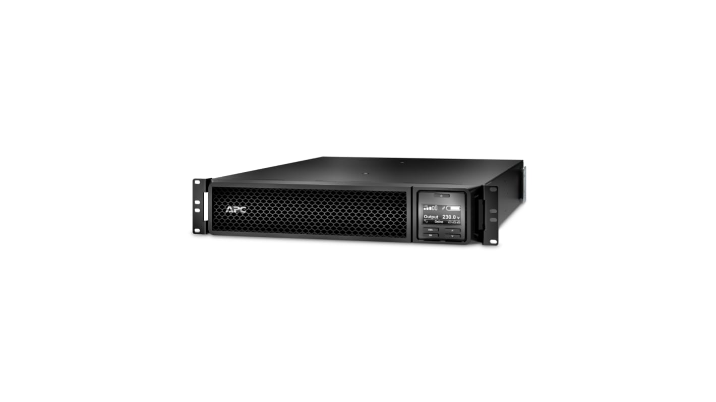 APC 230V Input Rack Mount Uninterruptible Power Supply, 3000VA (2.7kW), Smart-UPS SRT