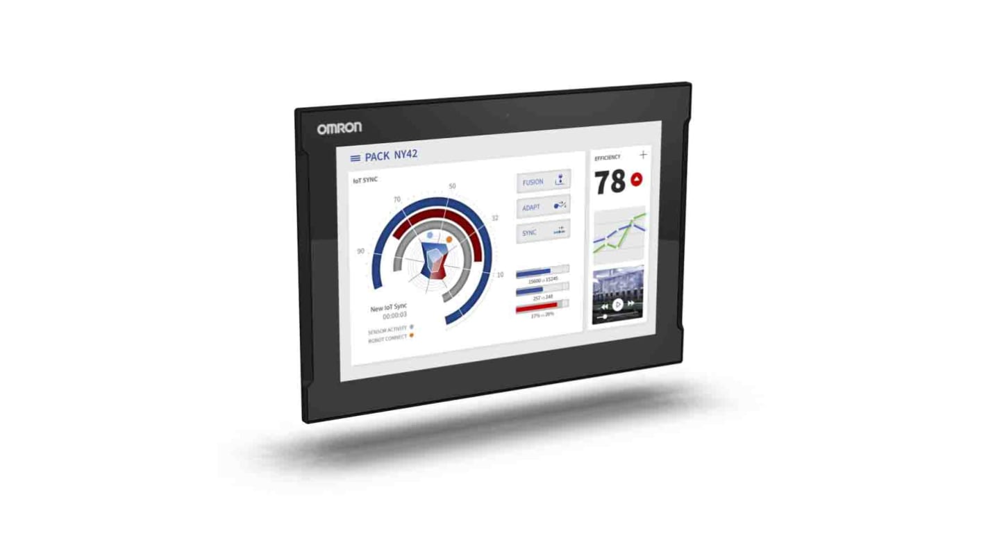 Monitor industrial Omron 15.4plg 1280 x 800 Touch Screen