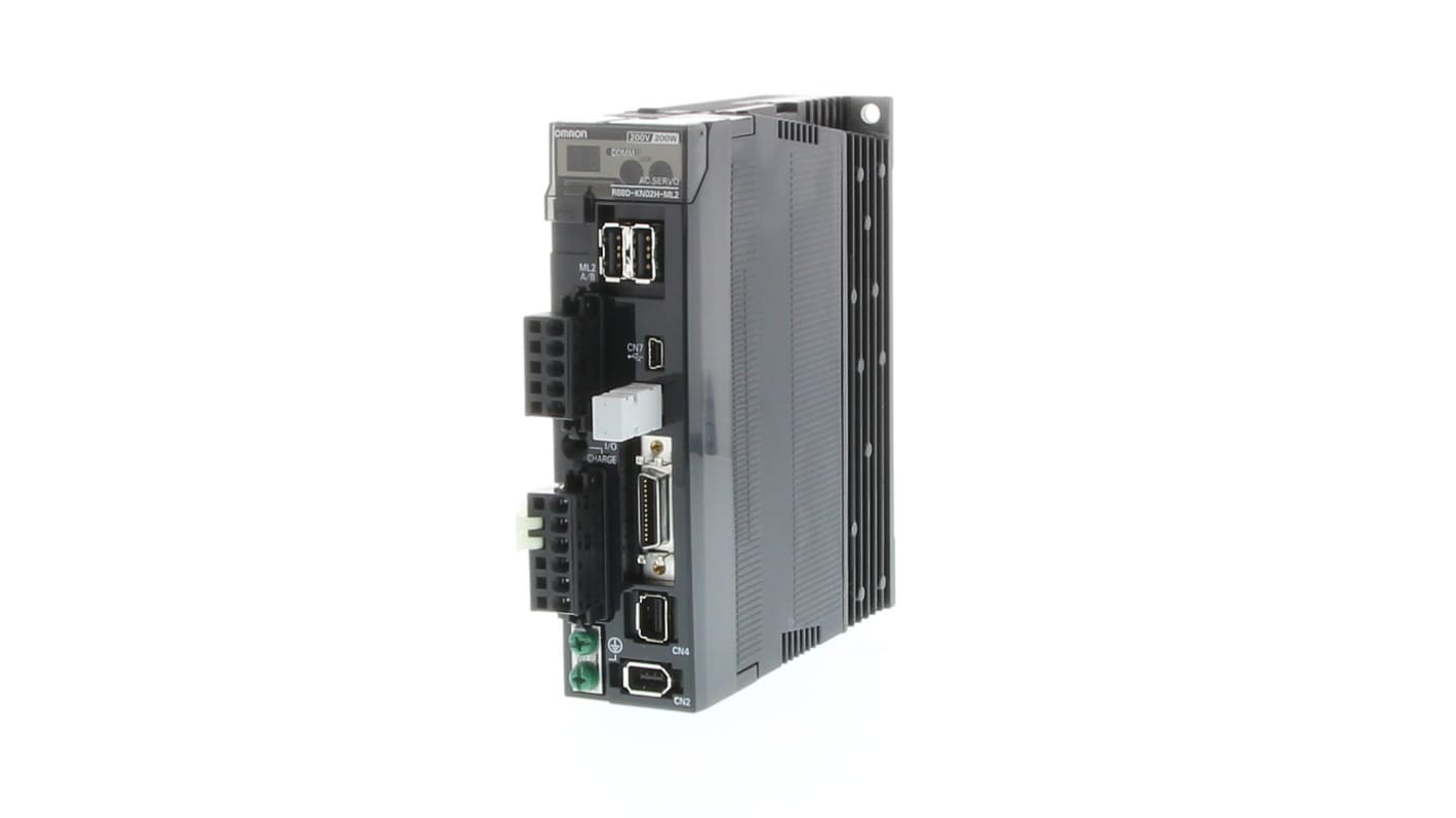Omron 0.2 kW Servo Drive, 200 V ac, 3 Phase, 12 A, 150 V