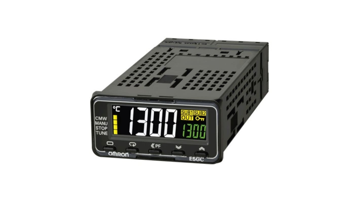 Rs-Online Termoregolatori PID Omron E5GC 24 V c.a./c.c. 48 x 24mm 1 uscita SSR relè a stato solido logica