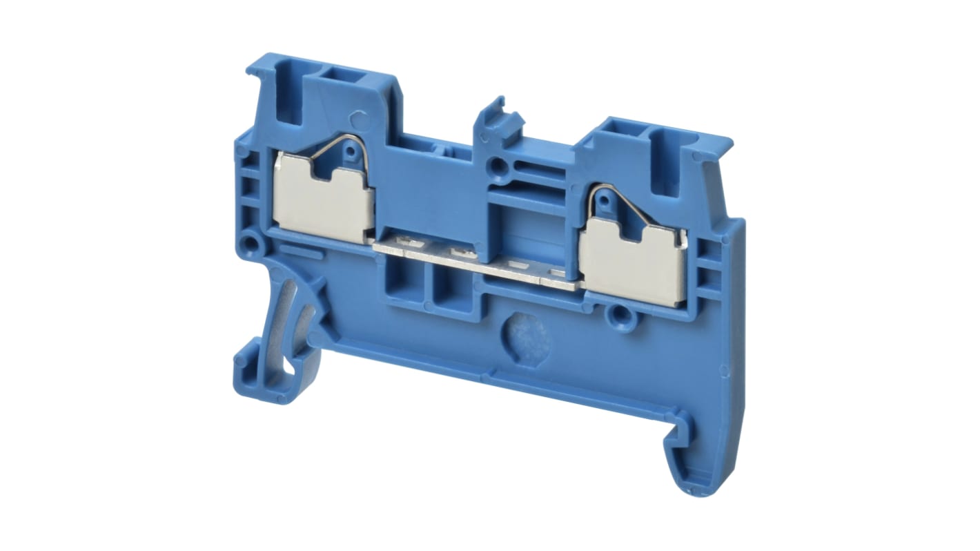 Omron DIN Rail Terminal Block, 17.5A, 17 AWG Wire, Push In Termination