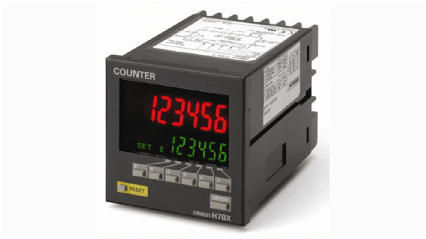 Omron Counter, 6 Digit, 30Hz, 240 V ac