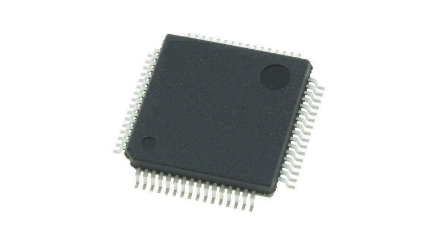 Renesas Electronics RA2E1单片机, ARM Cortex M23内核, 64针, LQFP, 最大48MHz, 128 kB 闪存, 16 kB RAM