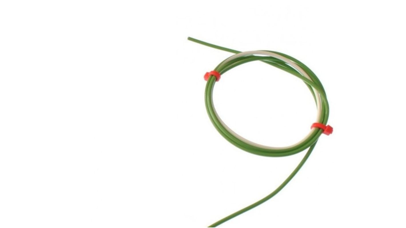 RS PRO Type K Thermocouple Cable/Wire, 100m, Unscreened, PTFE Insulation, +250°C Max, 1/0.376mm