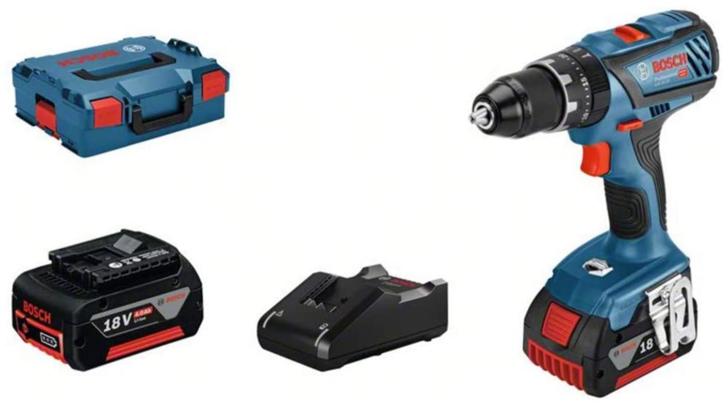 06019H400C Bosch GSB 18V Cordless Combi Drill Li Ion Euro Plug RS