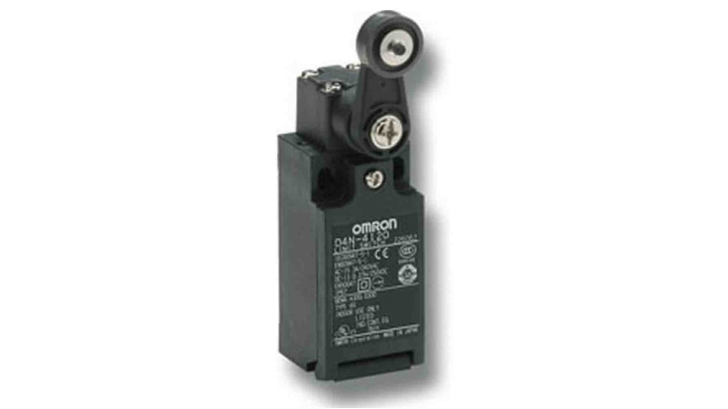 Omron Roller Limit Switch, 2NC, IP67, DPST, Metal Housing, 240V ac Max, 10A Max