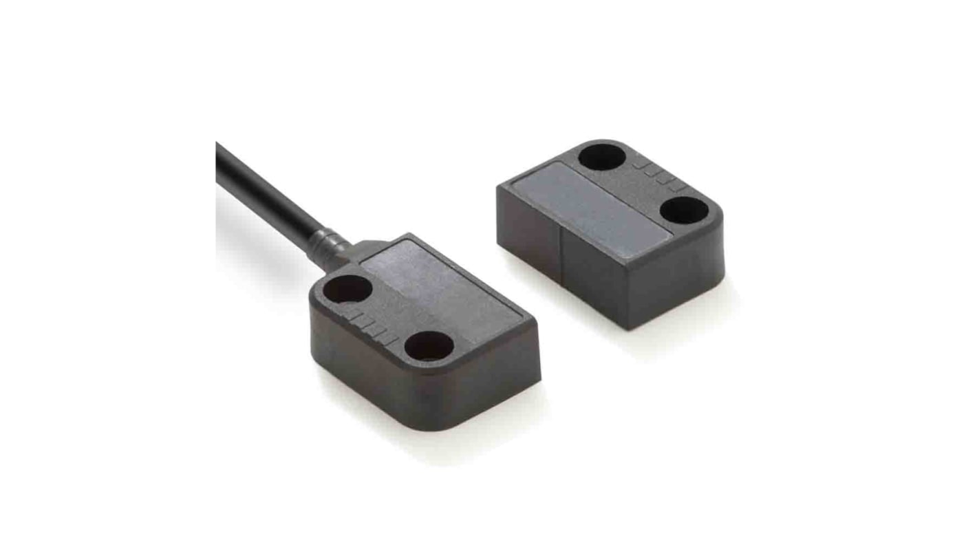 Omron F3S-TGR-N_R Series Magnetic Non-Contact Safety Switch, 24V dc, Plastic Housing, 2NC, M8