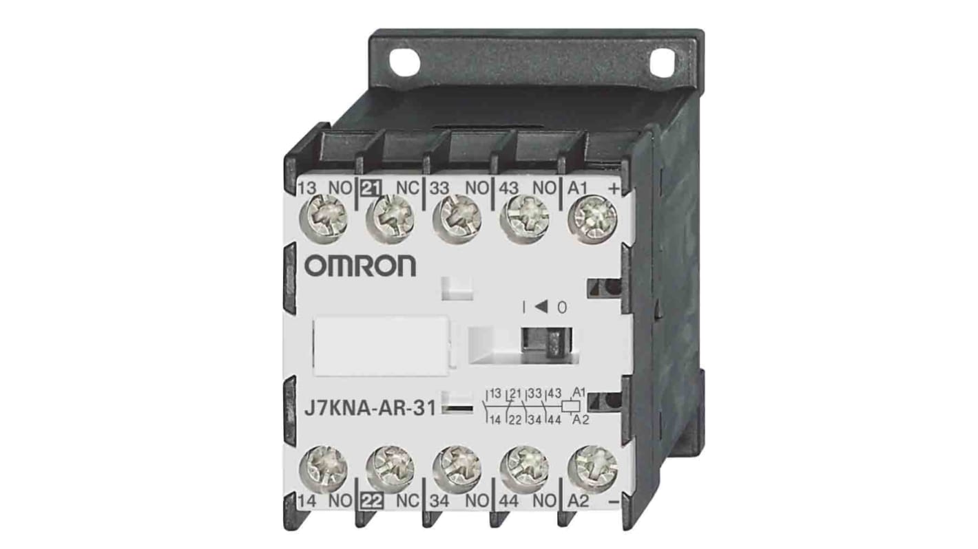 Stycznik 24 V DC Omron styki: 4 10 A 3NO + 1NC J7KNA-AR-31 24VS
