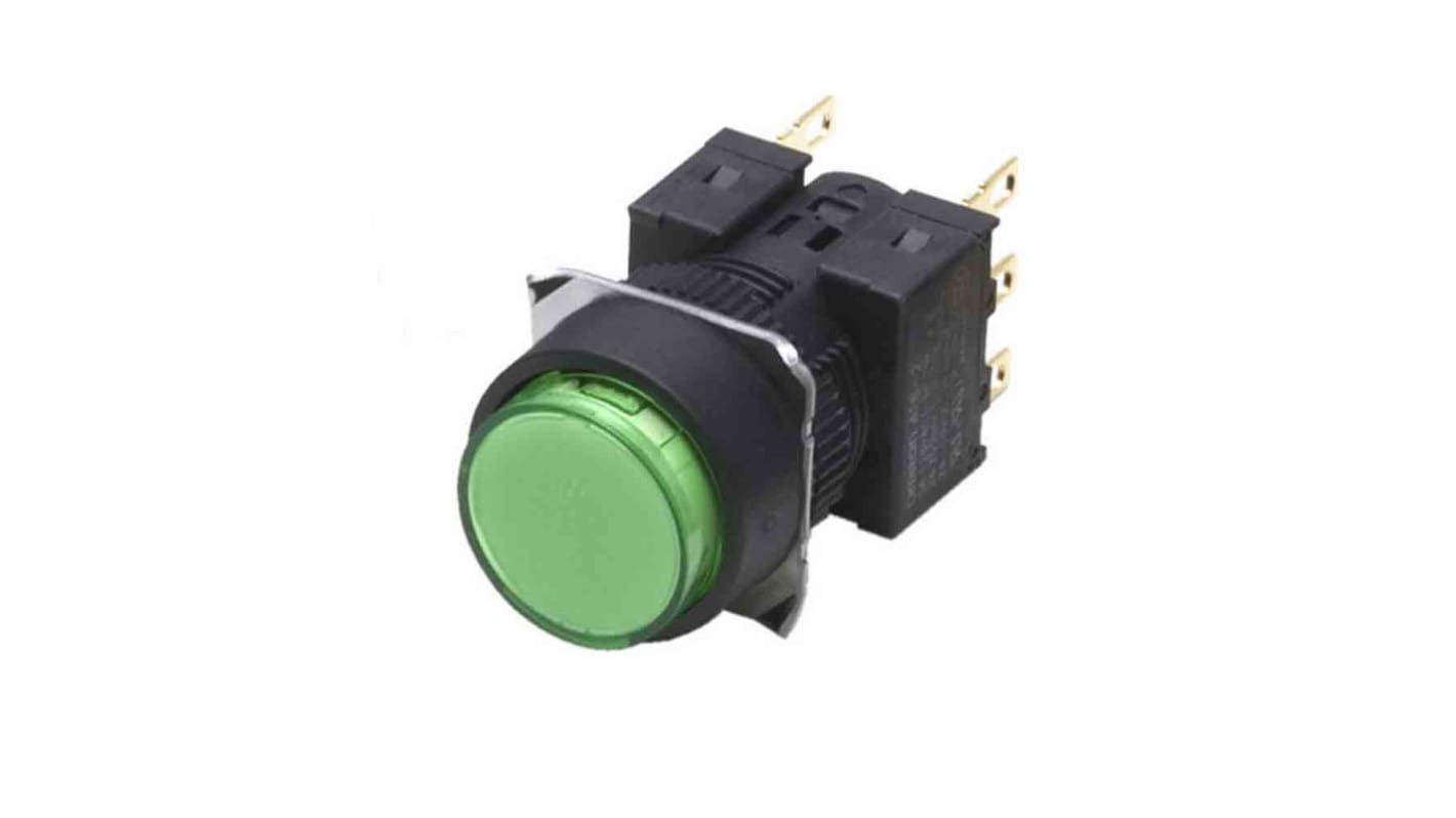 Omron Push Button Switch, Momentary, SPDT, IP65