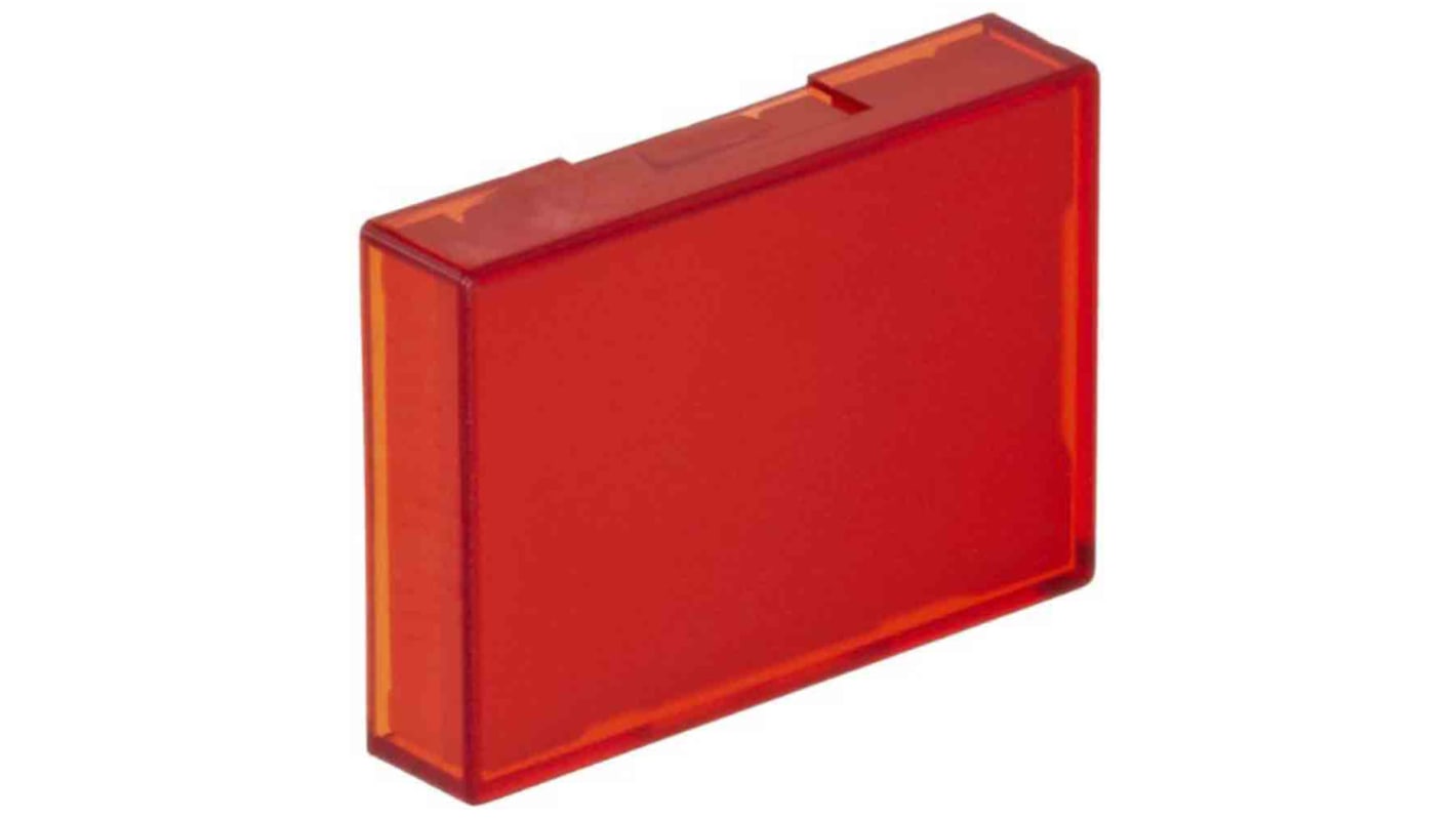 Omron Red Rectangular Push Button Lens